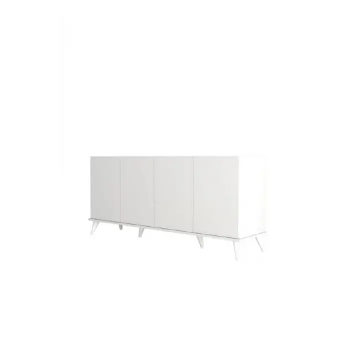 1602 Elegante 180 Cm Modern Konsol Beyaz