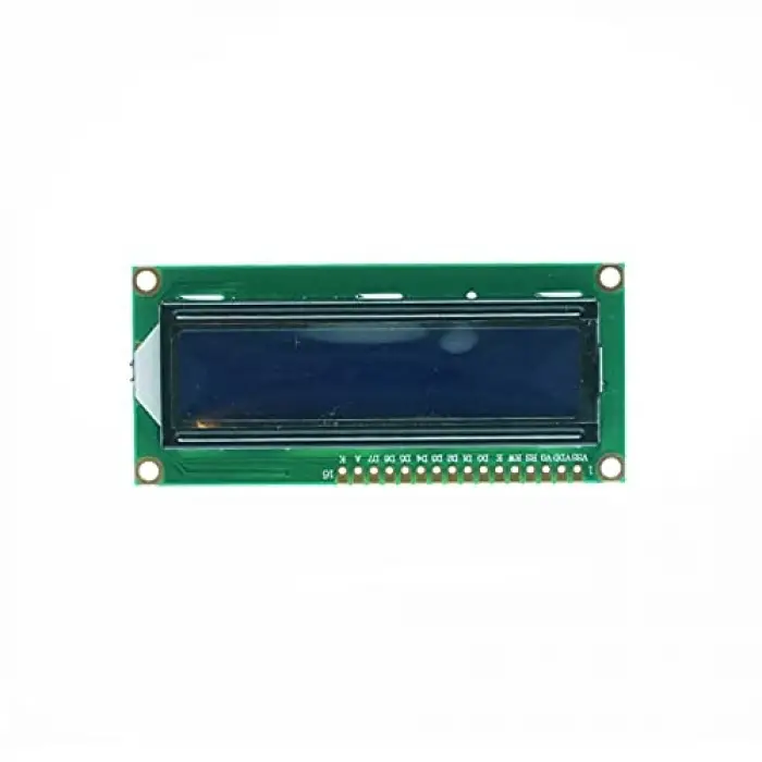 16x2 LCD Ekran I2C Lehimli Mavi Display