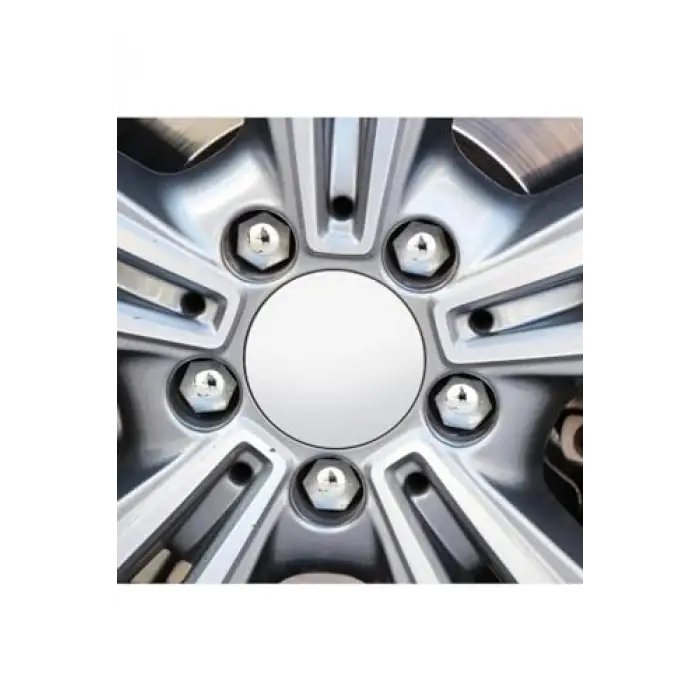 17 mm krom bijon kapağı, 20 adet