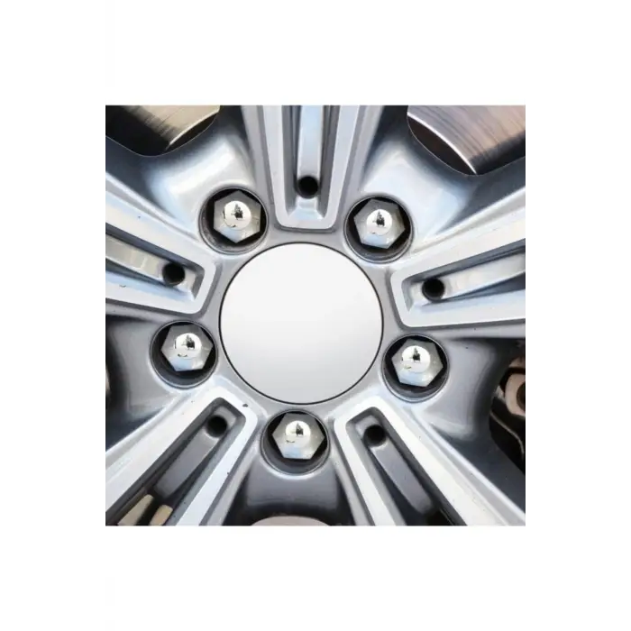 17 mm krom bijon kapağı, 20 adet