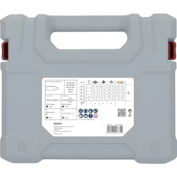 17 x PRO Multi Material Delik Açma Testeresi Seti, Standart Tutucu