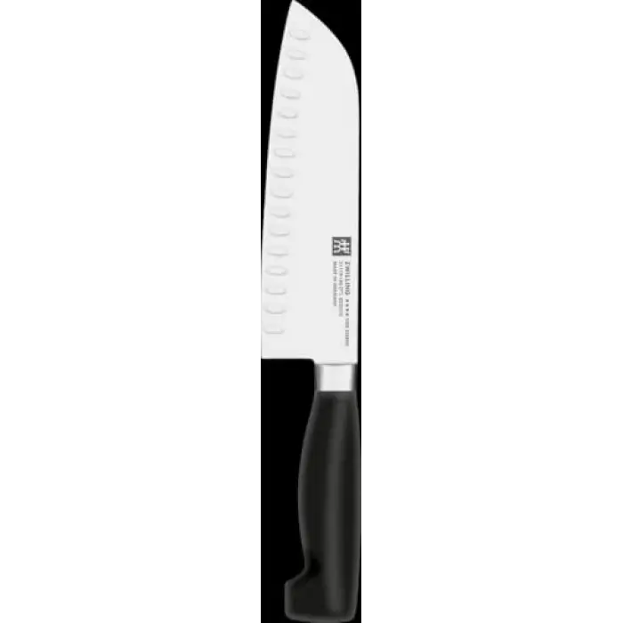 18 cm oluklu kenarlı Santoku bıçağı