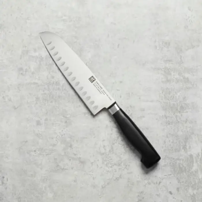 18 cm oluklu kenarlı Santoku bıçağı