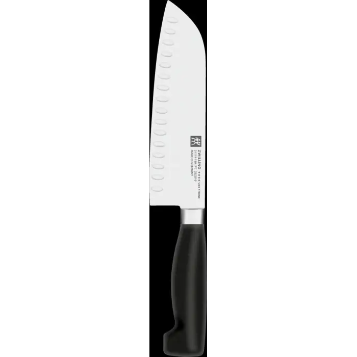 18 cm oluklu kenarlı Santoku bıçağı