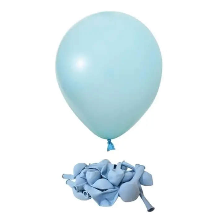 18 İnç Mavi Jumbo Makaron Balon, 45 Cm