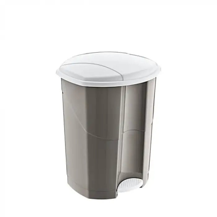 18 L Pedallı Çöp Kovası (10191), Bej