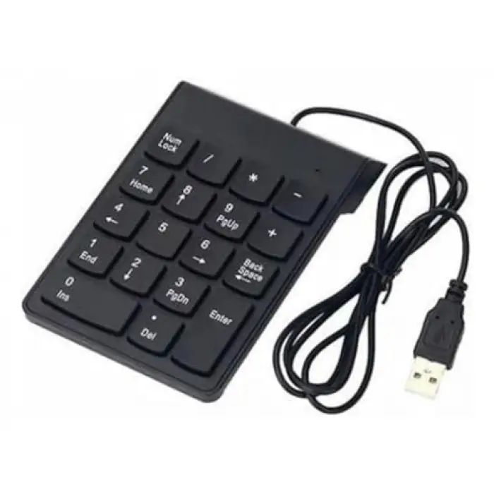 18 Tuşlu USB Kablolu Numerik Keypad