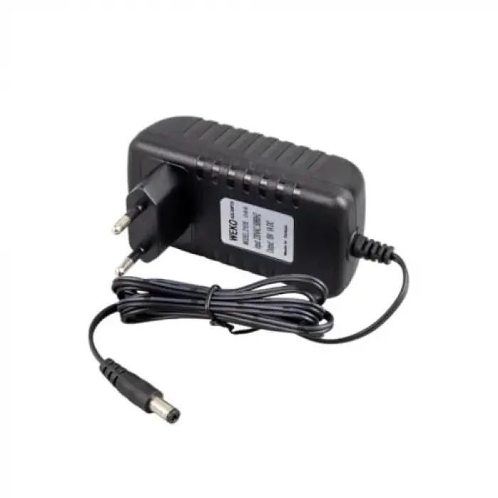 18 VOLT - 1 AMPER 5.5 * 2.5 UÇLU YERLİ ÜRETİM PRİZ TİPİ ADAPTÖR