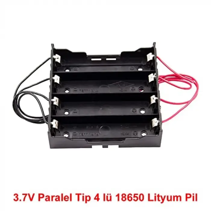 18650 Pil Yuvası 4lü Paralel