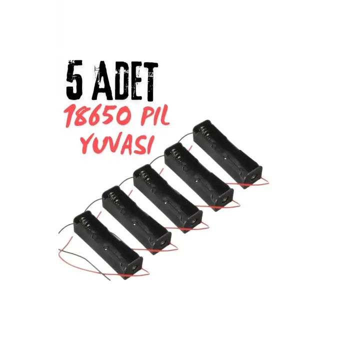18650 Tekli Pil Yuvası (5 ADET)