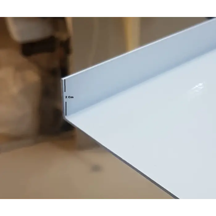 2 Adet; Kapı altı Koruması Beyaz, Alaminyum