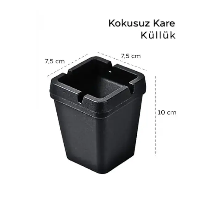 2 Adet Kokusuz Kare Küllük MIT1130