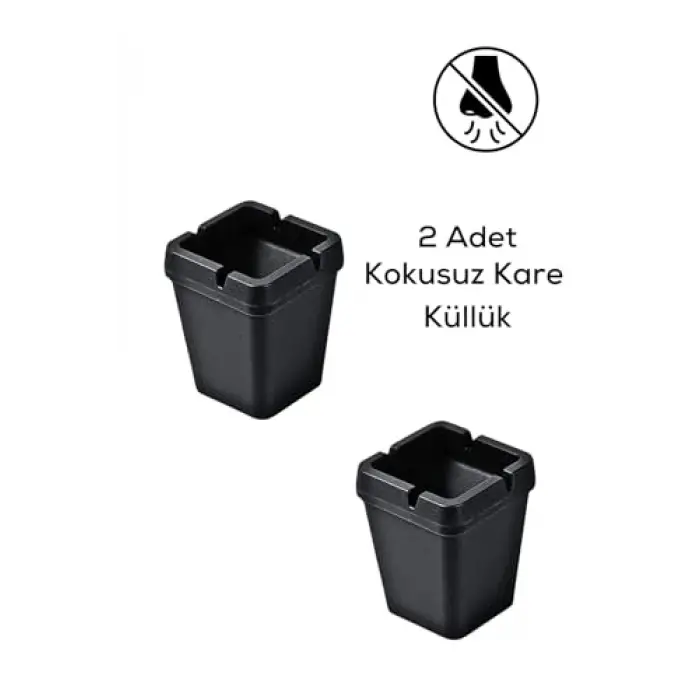 2 Adet Kokusuz Kare Küllük MIT1130