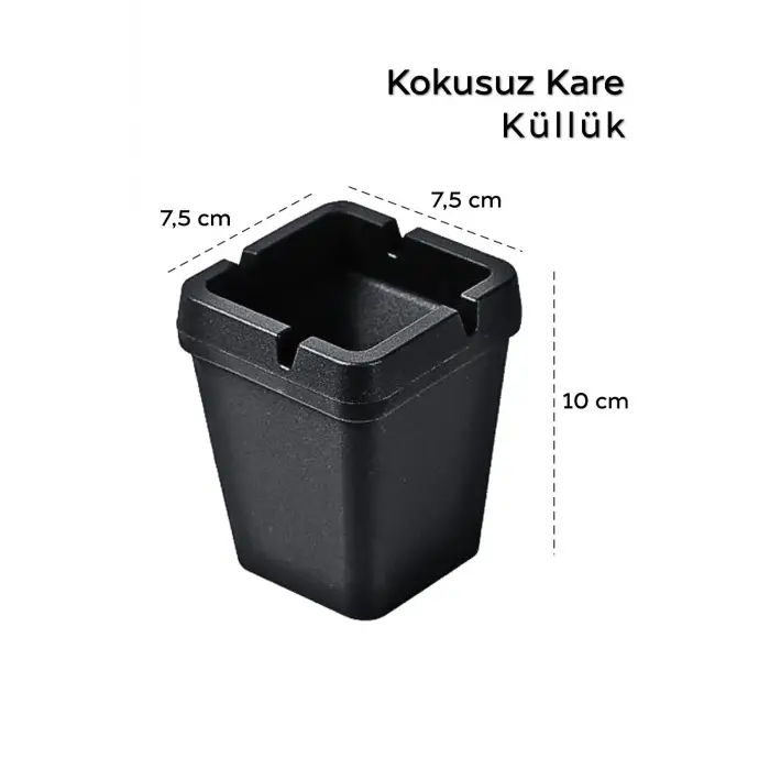 2 Adet Kokusuz Kare Küllük MIT1130