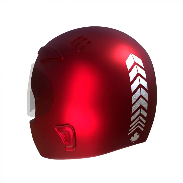 2 Adet Sport Kask Araba Aynası Reflektif Gri Kask Sticker