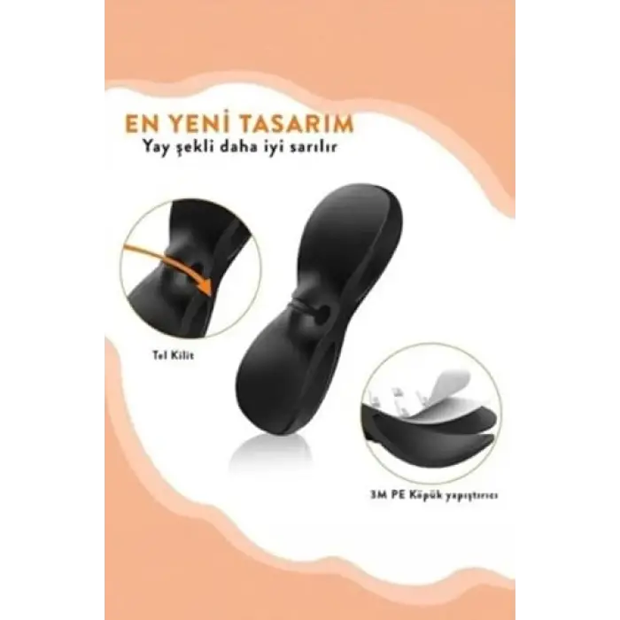 2 adet Yapışkanlı Kablo Toparlayıcı