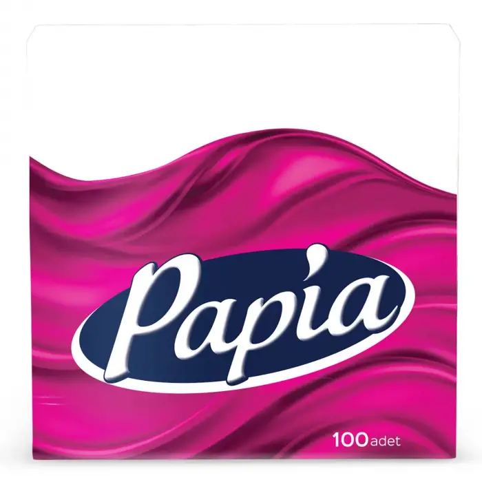 2 Katlı Beyaz Peçete, 100 Adet
