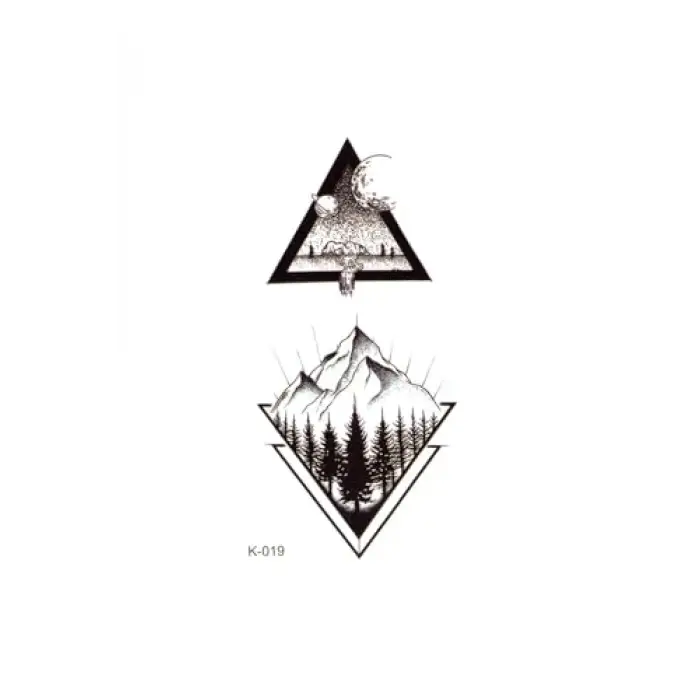 2li Manzara Dövmesi Minimal Tattoo