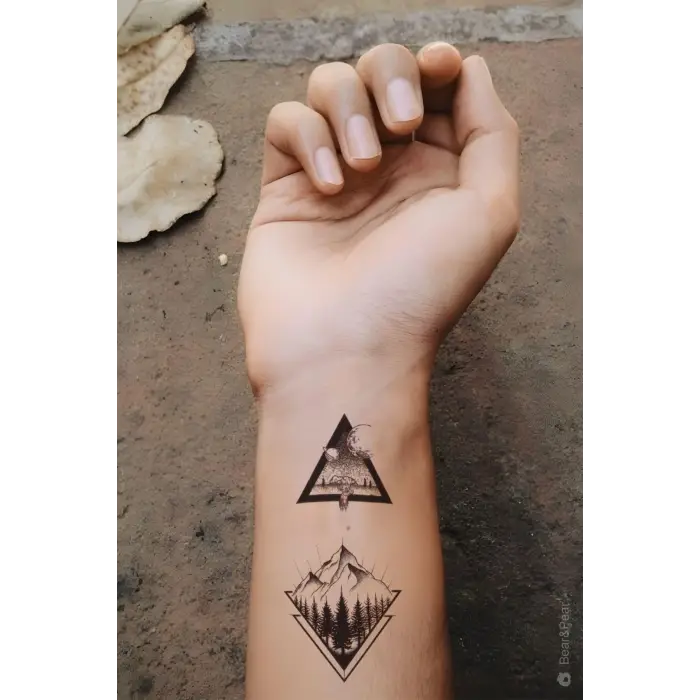 2li Manzara Dövmesi Minimal Tattoo