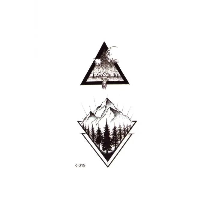 2li Manzara Dövmesi Minimal Tattoo