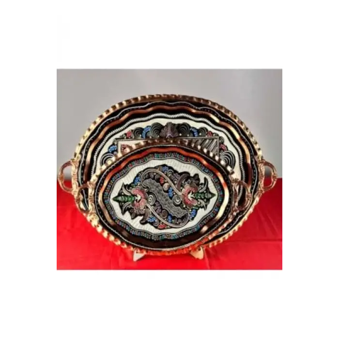 2li Oval tepsi Karışık