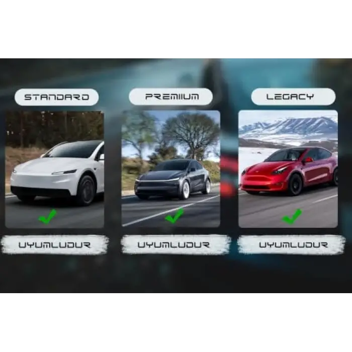 2li Set Tesla Model Y Kemer Tutucu