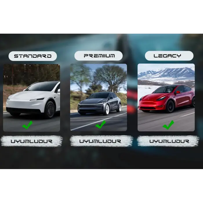 2li Set Tesla Model Y Kemer Tutucu