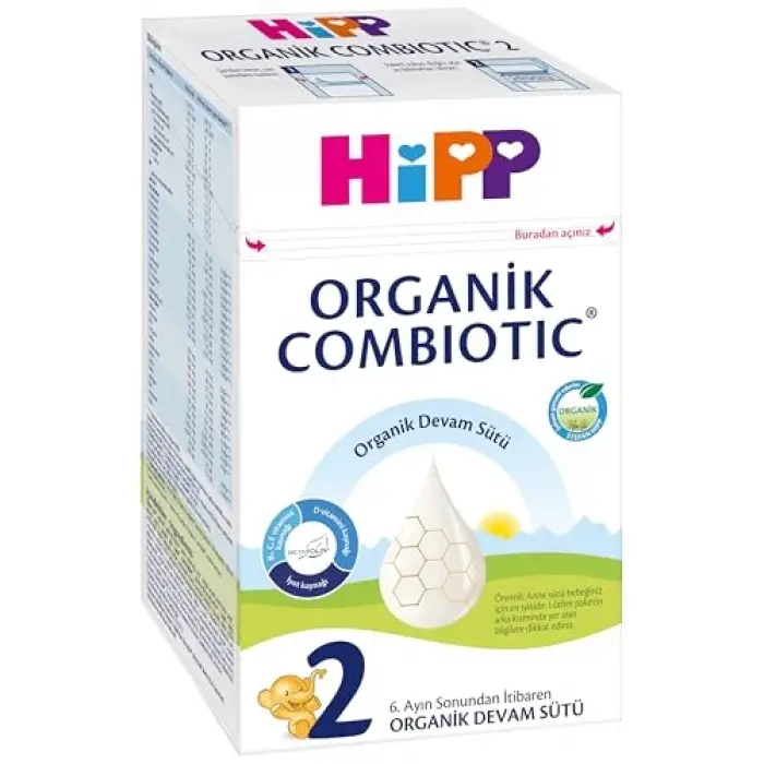 2 Organik Combiotic Devam Sütü 600 g