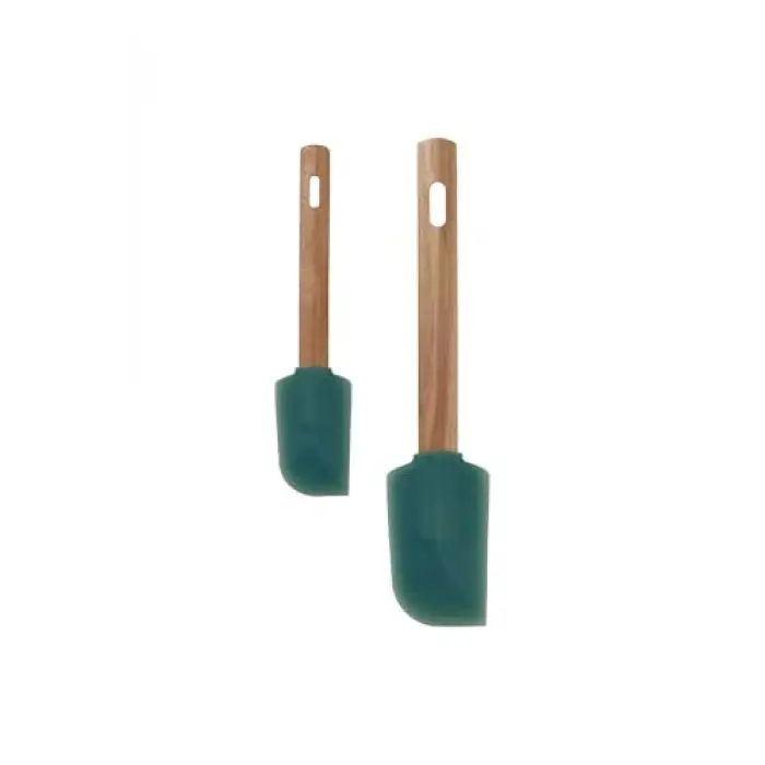 2 Parça Yeşil Spatula Seti