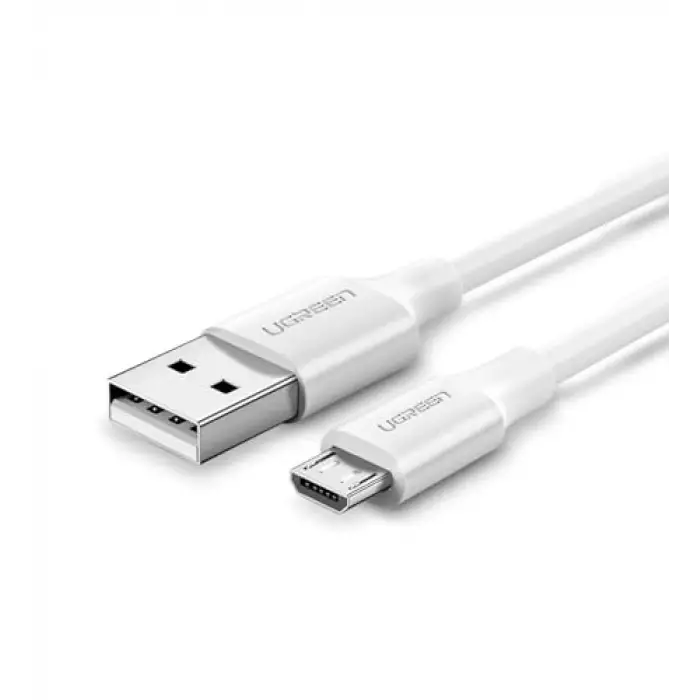 2.0 A USB-A & Micro-USB Data ve Şarj Kablosu, 50 Santimetre, Beyaz, 60140