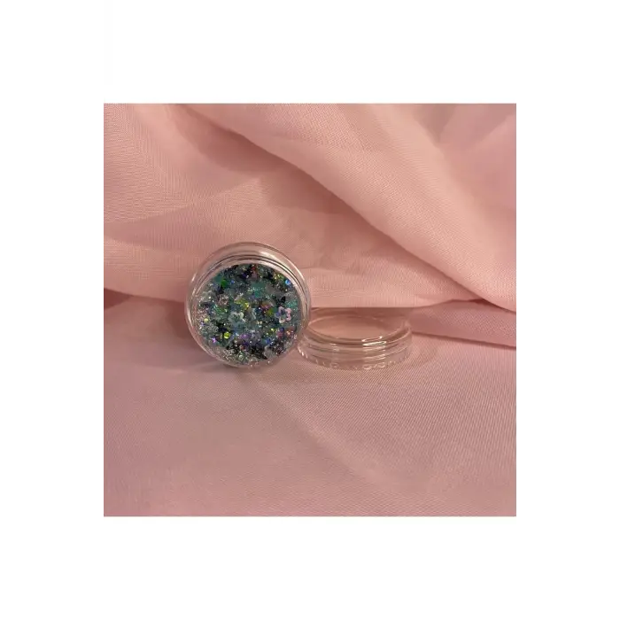 20 Aqua Butterfly Parıltılı Jel Glitter Far