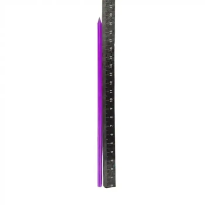 20 cm Mor Çubuk Mum, 6 Adet