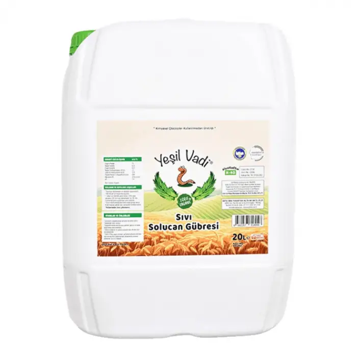 20 L Sıvı Solucan Gübresi