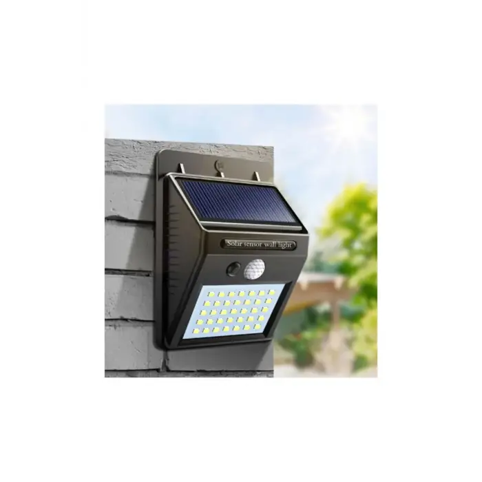 20 Ledli Sensörlü Solar Bahçe Aydınlatması