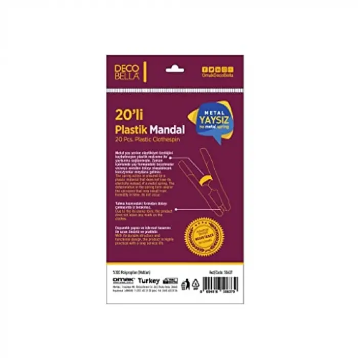20 li Plastik Mandal