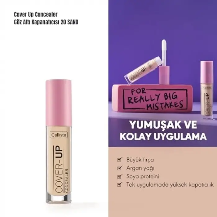 20 Sand göz altı kapatıcısı