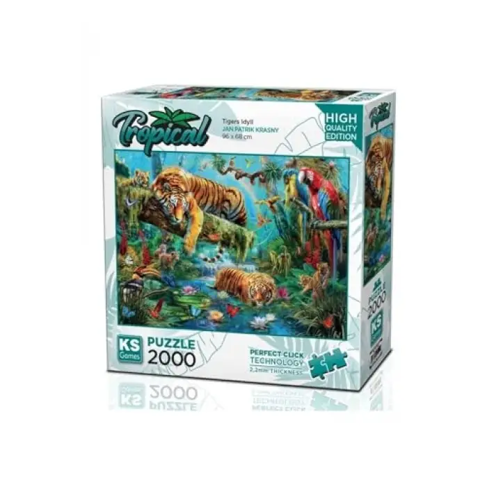 2000 Parça Kaplanlar Puzzle