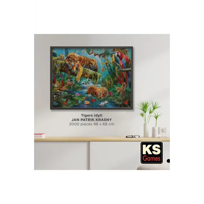 2000 Parça Kaplanlar Puzzle