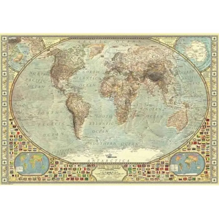 2000 Parça Puzzle – Dünya Haritası, #3935