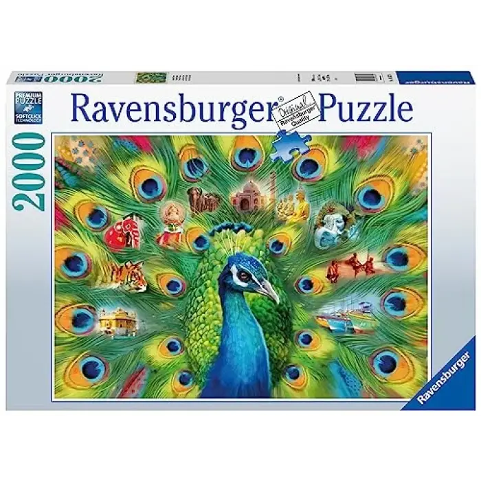 2000 Parça Tavus Kuşu Puzzle