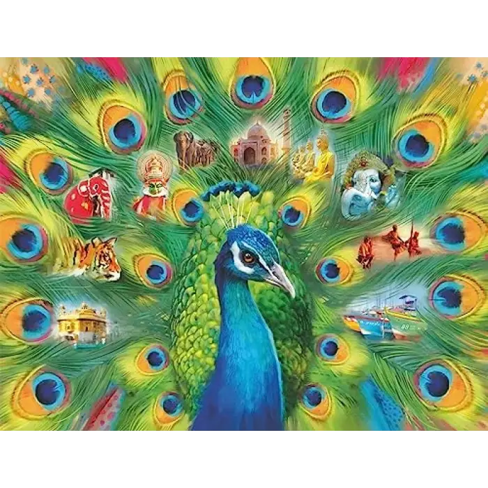 2000 Parça Tavus Kuşu Puzzle