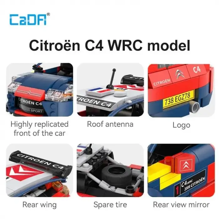 2008 Citroen C4 Wrc Blok Seti 329 Parça – C51078W