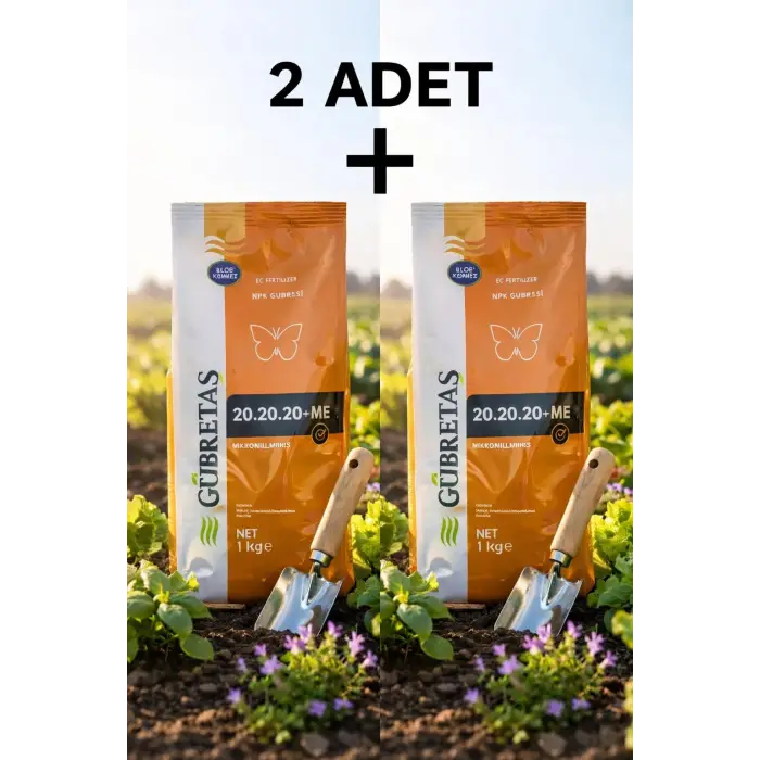 20.20.20+Me Npk Gübresi 2li Set, 1 kg, Mikro Elementli