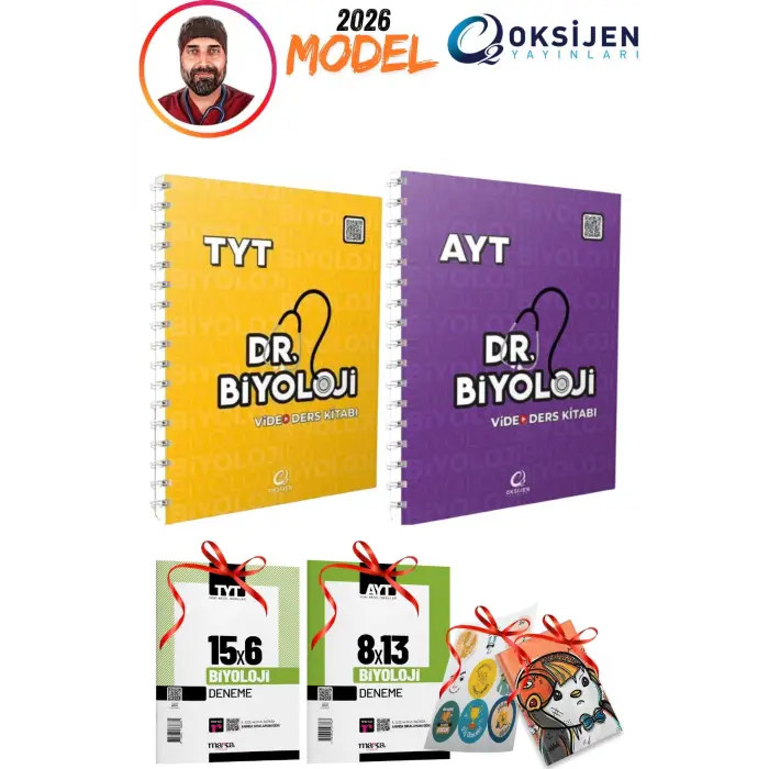 2026 Model TYT-AYT 2li Video Ders Kitabı Seti 4 Hediyeli Set DR02017
