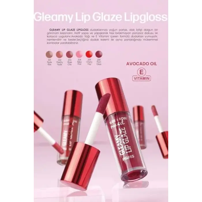 205 Cherry Pop renkli dudak parlatıcısı