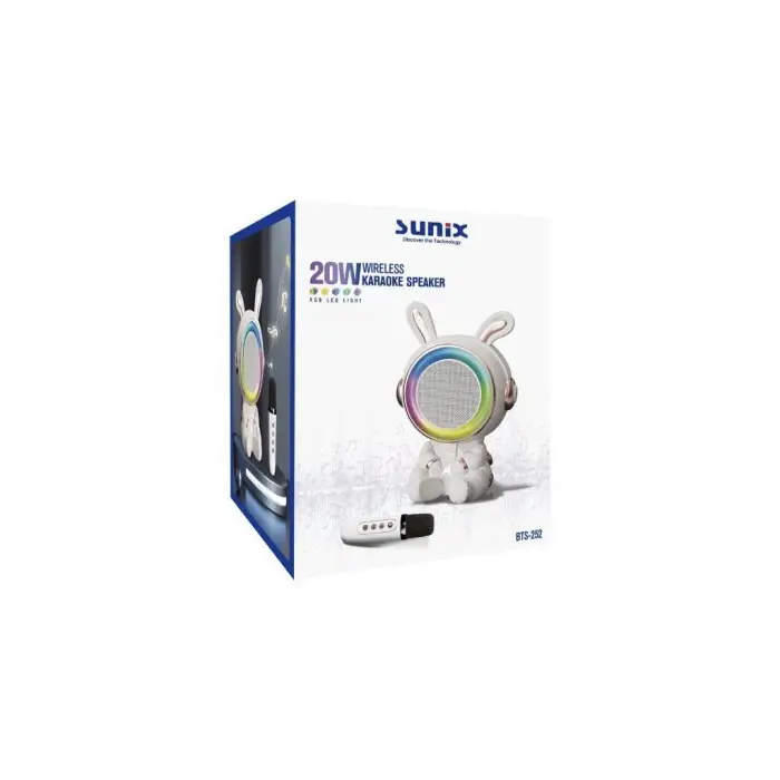 20W 2400 Mah Karaoke Mikrofonlu Bluetooth Hoparlör Bts-252