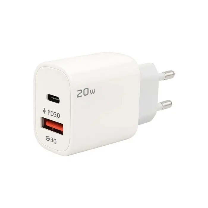 20W USB A + Type C Girişli Şarj Adaptörü