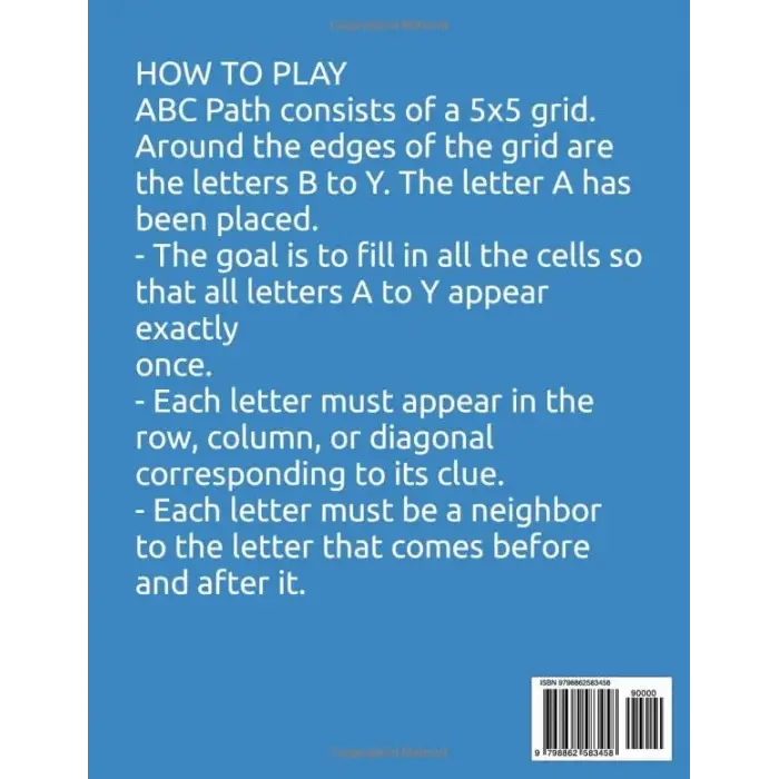 210 ABC PATH PUZZLE ALPHABETIC