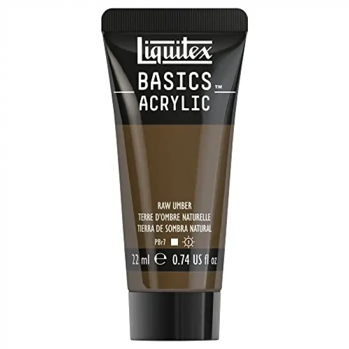 22 ml Raw Umber akrilik boya, Row 331