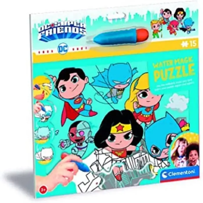 22243-15 Parça Water Magic Frame Puzzle - DC Super Friends